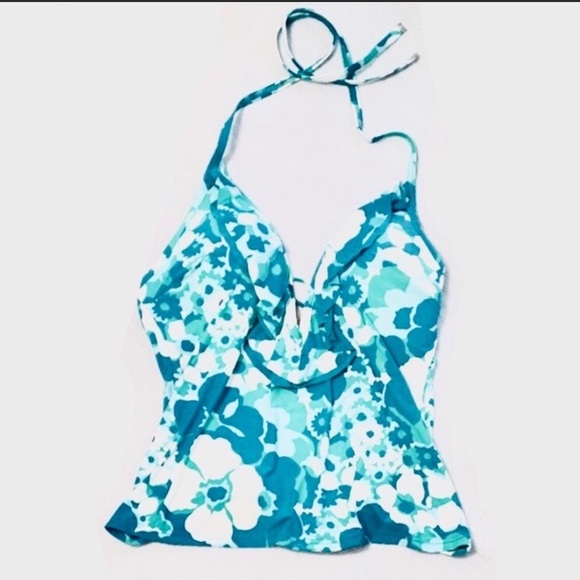 New with tags Michael Kors Floral tankini top - Picture 1 of 3